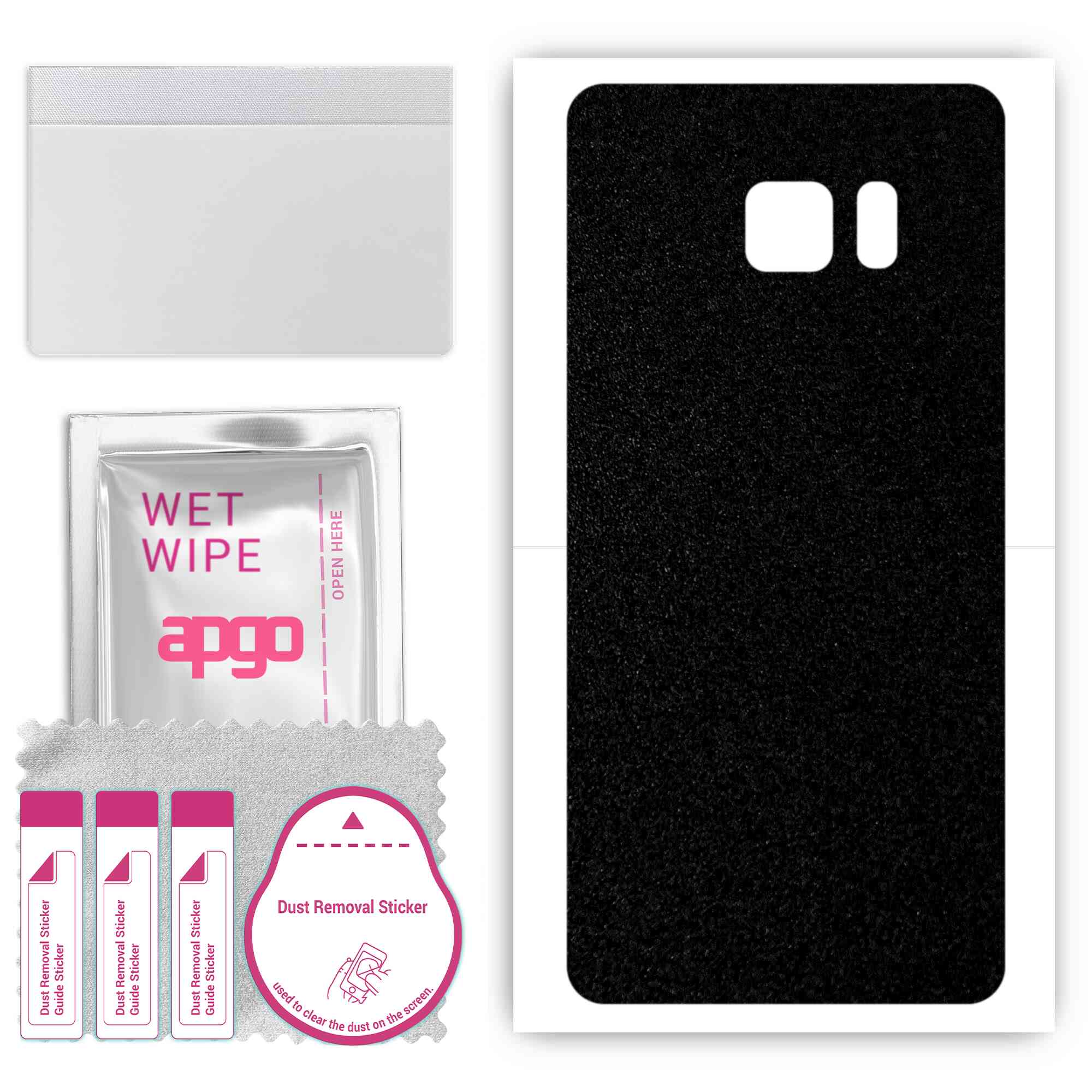 apgo Protective Skin Sticker for the back compatible with Samsung Galaxy Note 7, Wrap Film, Foil, Vinyl - Pattern Matte Black
apgo Protective Skin Sticker for the back compatible with Samsung Galaxy Note 7, Wrap Film, Foil, Vinyl - Pattern Matte Black