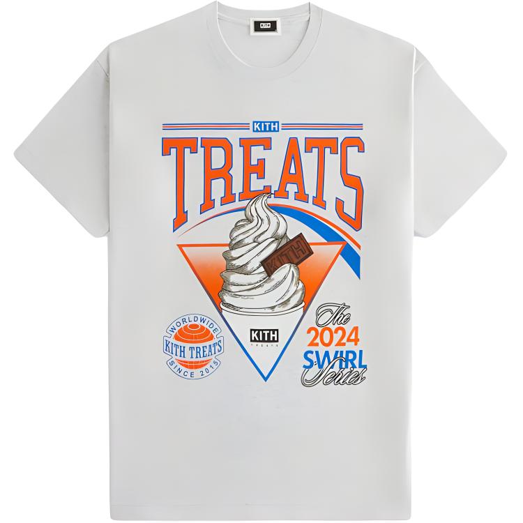Kith Treats Series Champions Vintage Knit Letter Short Sleeve T-Shirt Men Tops Light-Gray KHT030137-002 M
Kith Treats Series Champions Vintage Knit Letter Short Sleeve T-Shirt Men Tops Light-Gray KHT030137-002 M