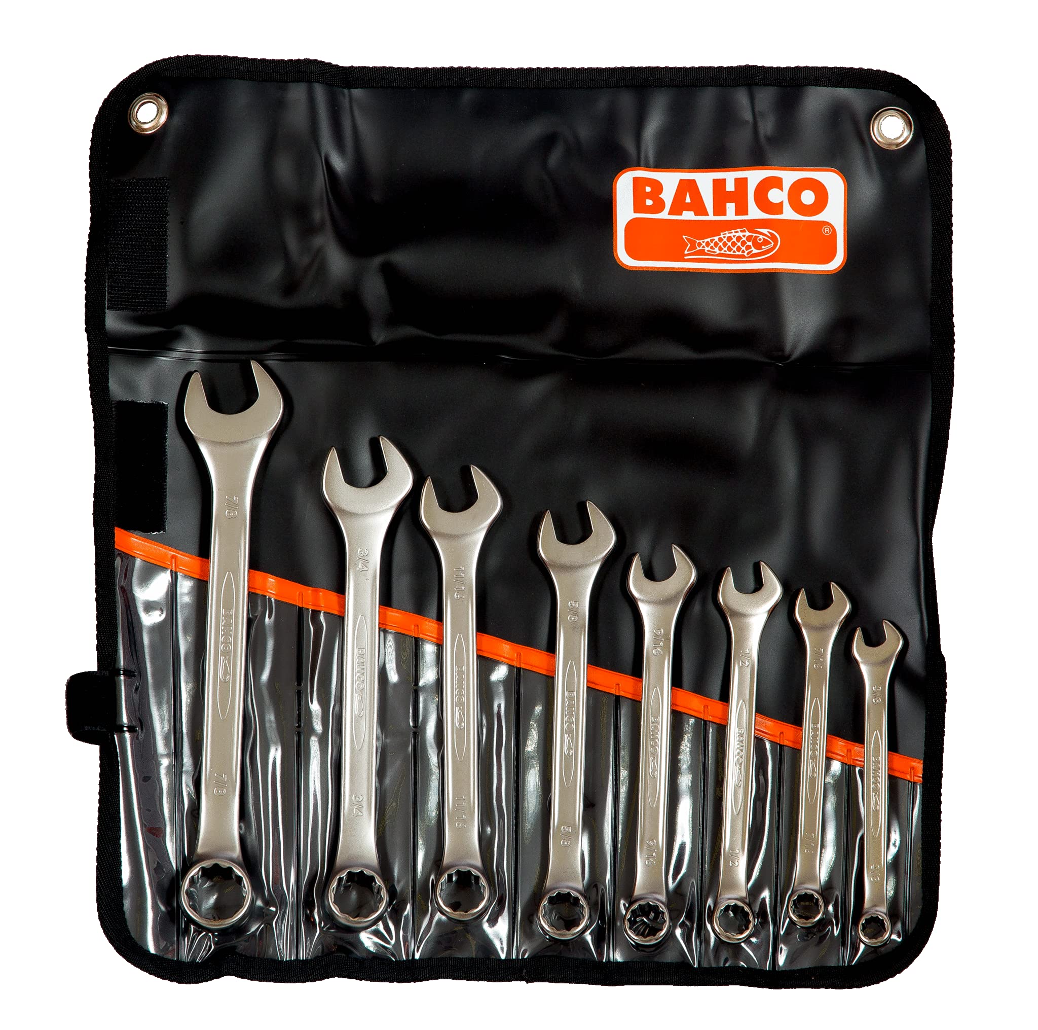 BAHCO Combination Spanner, 111Z/8T, 8-Piece Set, Inch, Single-Ended Open-End Wrench
BAHCO Combination Spanner, 111Z/8T, 8-Piece Set, Inch, Single-Ended Open-End Wrench