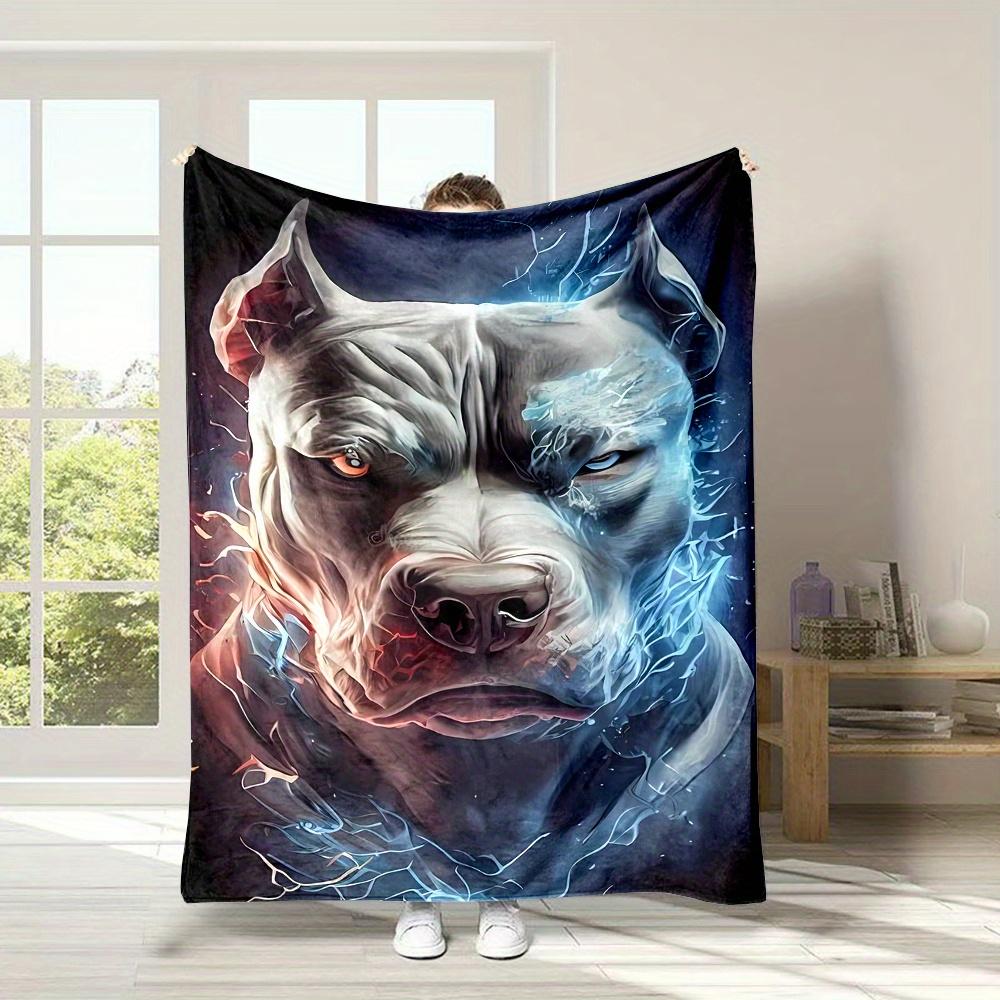 Pitbull Dog Flannel Blanket,Fire and Ice Cartoon Print, Soft Non-Shedding All-Season Throw,Modern Themed Gift for Home and Decor 75x90cm
Pitbull Dog Flannel Blanket,Fire and Ice Cartoon Print, Soft Non-Shedding All-Season Throw,Modern Themed Gift for Home and Decor 75x90cm
