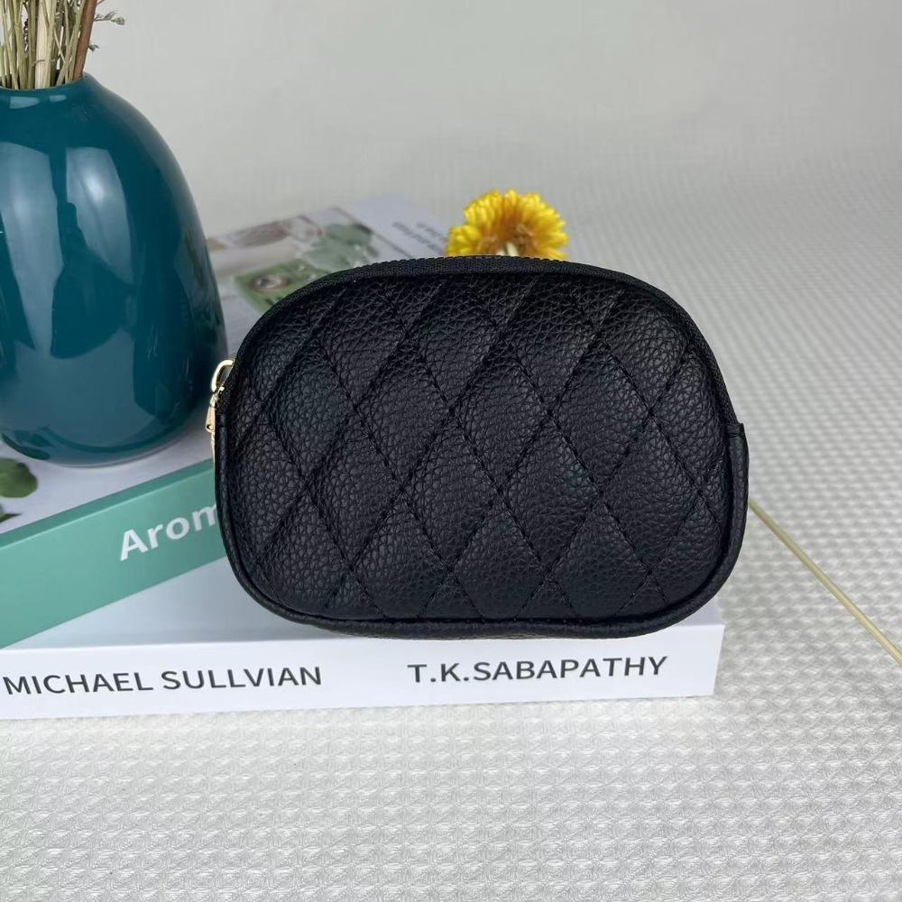 New PU Leather Lady s Coin Purse Double-layers Zipper Storage Bag Clutch Bag Mom s Gift чёрный
New PU Leather Lady s Coin Purse Double-layers Zipper Storage Bag Clutch Bag Mom s Gift чёрный