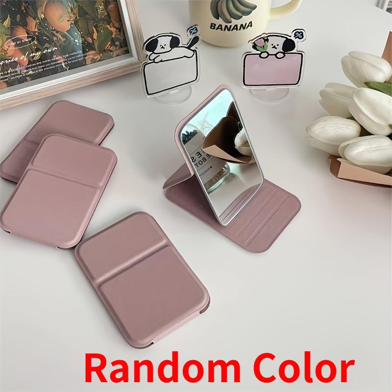 1pc Foldable Mini Makeup Mirror, Portable, Student Dormitory Desktop Standing Cosmetic Mirror For Daily Use.makeup mirror.
1pc Foldable Mini Makeup Mirror, Portable, Student Dormitory Desktop Standing Cosmetic Mirror For Daily Use.makeup mirror.