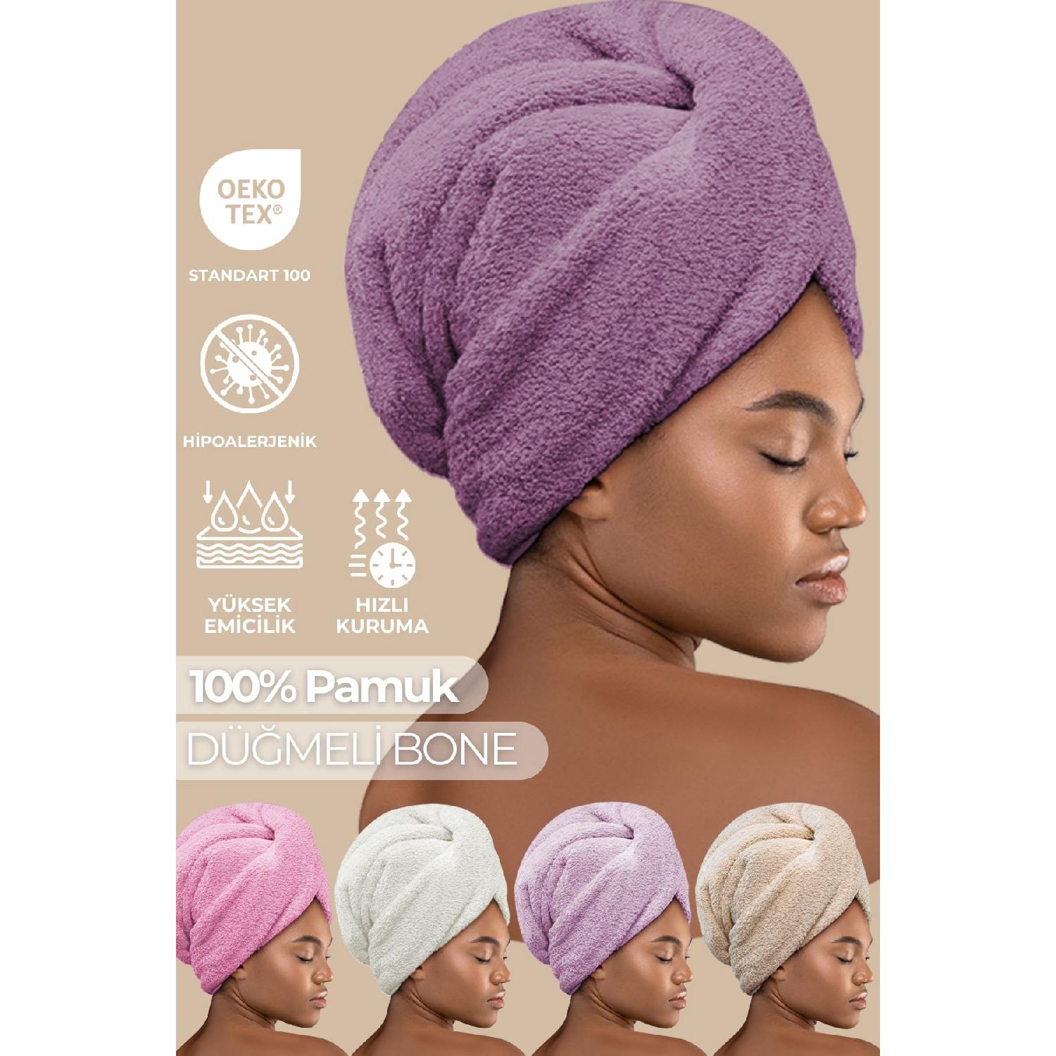Button Elastic Hair Towel, Hair Cap, Make-up Cap, Facial Care Towel, Hair Drying After Bath фіолетовий
Button Elastic Hair Towel, Hair Cap, Make-up Cap, Facial Care Towel, Hair Drying After Bath фіолетовий