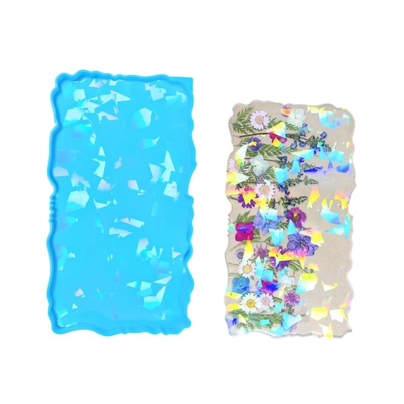 Irregular Rectangle Tray Mould with Handles Holographical Tray Casting Mould Large Resin Molds for Unique Ornaments S
Irregular Rectangle Tray Mould with Handles Holographical Tray Casting Mould Large Resin Molds for Unique Ornaments S