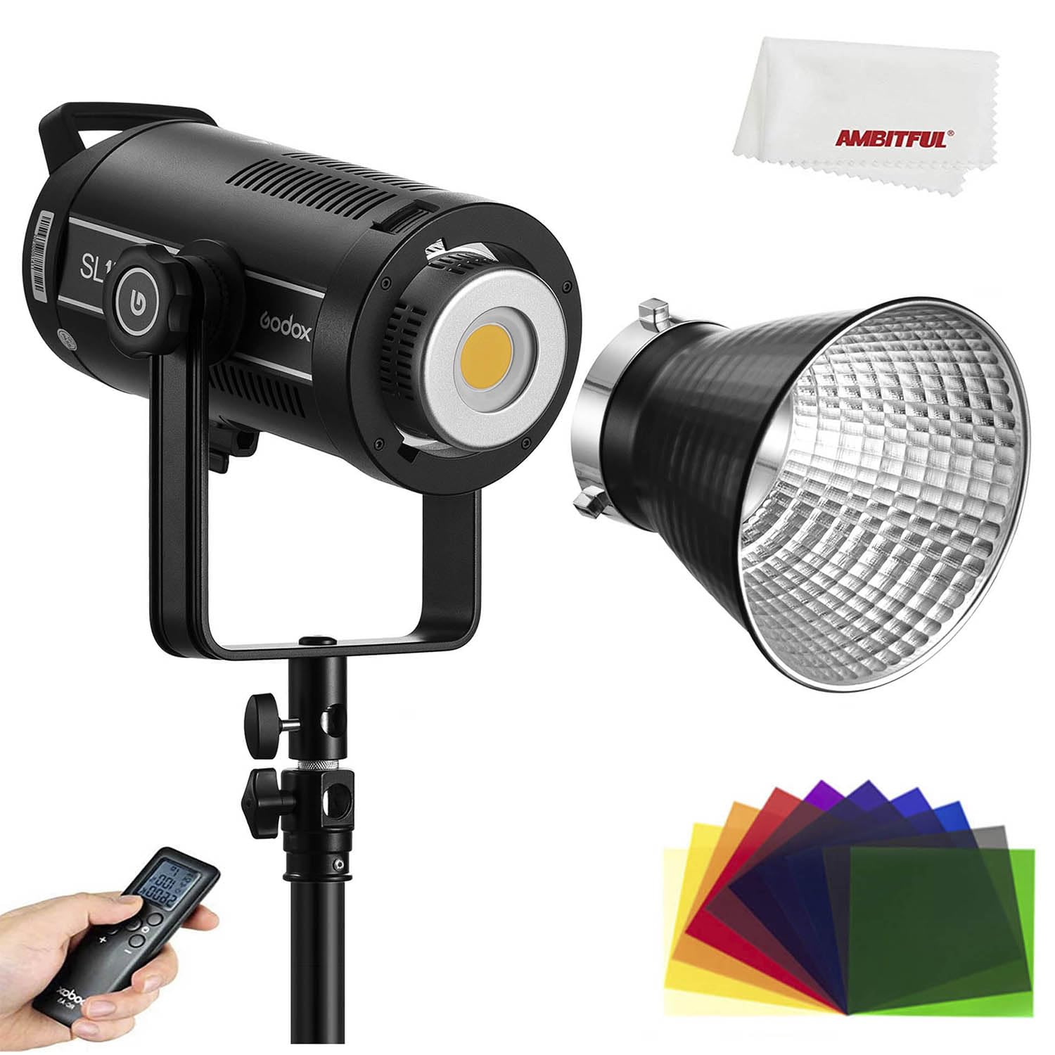 Authorized GODOX SL150WII SL150II LED Video Light 150W Bowens mount Date Balance 5600K Wireless X System CRI96 Photography Interview System [Godox
Authorized GODOX SL150WII SL150II LED Video Light 150W Bowens mount Date Balance 5600K Wireless X System CRI96 Photography Interview System [Godox