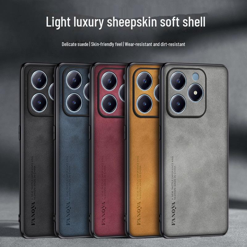 Realme C63 Sheepskin Leather Phone Case - Anti-Fall, Skin-Friendly, Compatible with Realme C61 Realme C63
Realme C63 Sheepskin Leather Phone Case - Anti-Fall, Skin-Friendly, Compatible with Realme C61 Realme C63