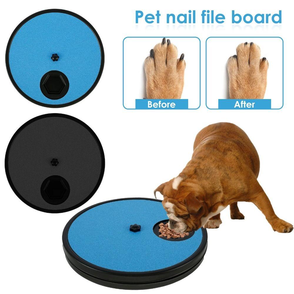 Round Dog Nail Scratch Board Rotating Pet Feeder Pet Nail Scratcher Dog Nail File Toy Cat чорний
Round Dog Nail Scratch Board Rotating Pet Feeder Pet Nail Scratcher Dog Nail File Toy Cat чорний