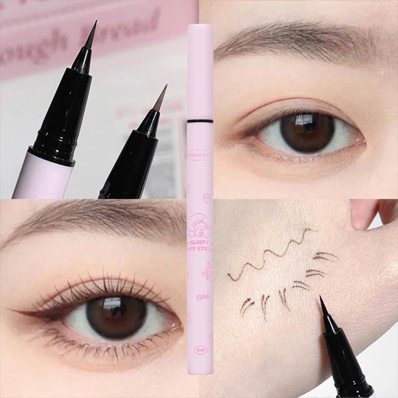 Black Liquid Eyeliner Eye Make Up Super Waterproof Long Lasting Eye Liner Easy To Wear Lying Silkworm Pen Makeup Cosmetics Tools
Black Liquid Eyeliner Eye Make Up Super Waterproof Long Lasting Eye Liner Easy To Wear Lying Silkworm Pen Makeup Cosmetics Tools