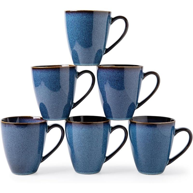 17 OZ Coffee Mugs Set of 6, Large Ceramic Coffee Mugs,Modern Coffee Mugs Set with handle for Tea 17oz
17 OZ Coffee Mugs Set of 6, Large Ceramic Coffee Mugs,Modern Coffee Mugs Set with handle for Tea 17oz
