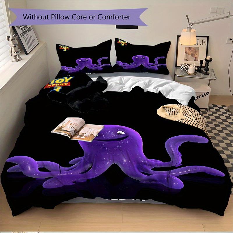 3pcs Toy Story Octopus Stretch Printed Bedding Set, Soft and Comfortable Quilt Cover for Bedroom, Guest Room (Not Included).S087 135x200cm
3pcs Toy Story Octopus Stretch Printed Bedding Set, Soft and Comfortable Quilt Cover for Bedroom, Guest Room (Not Included).S087 135x200cm