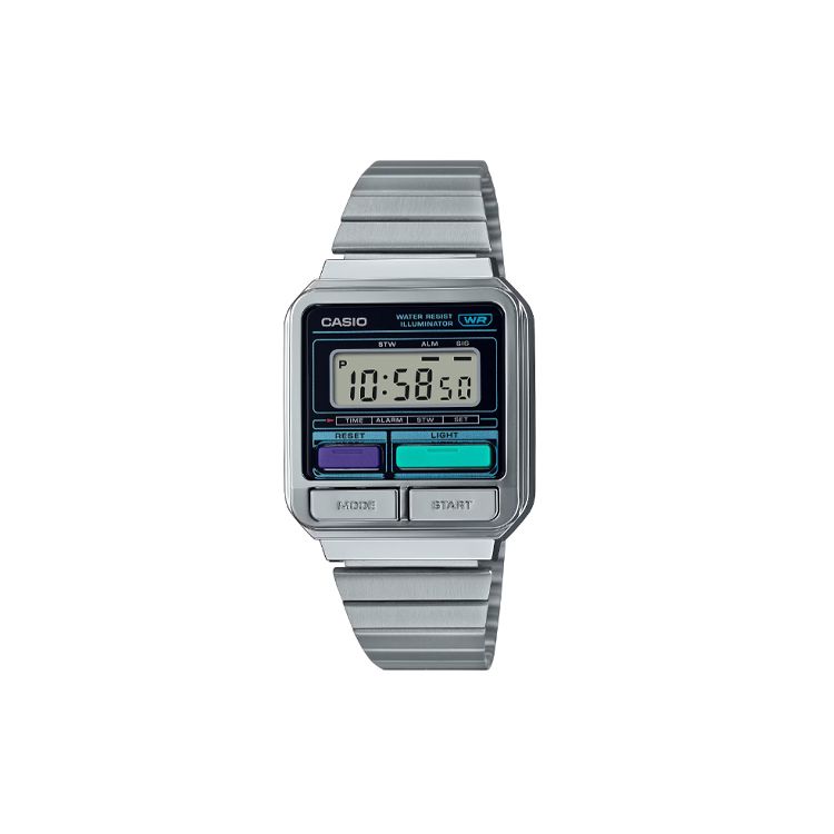 Casio Vintage Series Water Resistant Quartz Watch Stainless Steel Band Unisex watches Gray A120WE-1A Regular Watch Box,Gray Dial
Casio Vintage Series Water Resistant Quartz Watch Stainless Steel Band Unisex watches Gray A120WE-1A Regular Watch Box,Gray Dial