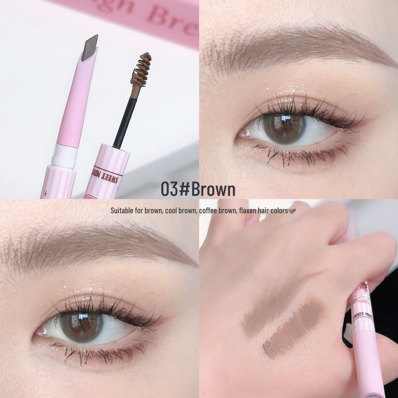 SWEETMINT Dual Eyebrow Pencil: Natural Hair Stroke & Tint for Wild Brows - Two-in-One Makeup Tool темно-коричневого
SWEETMINT Dual Eyebrow Pencil: Natural Hair Stroke & Tint for Wild Brows - Two-in-One Makeup Tool темно-коричневого