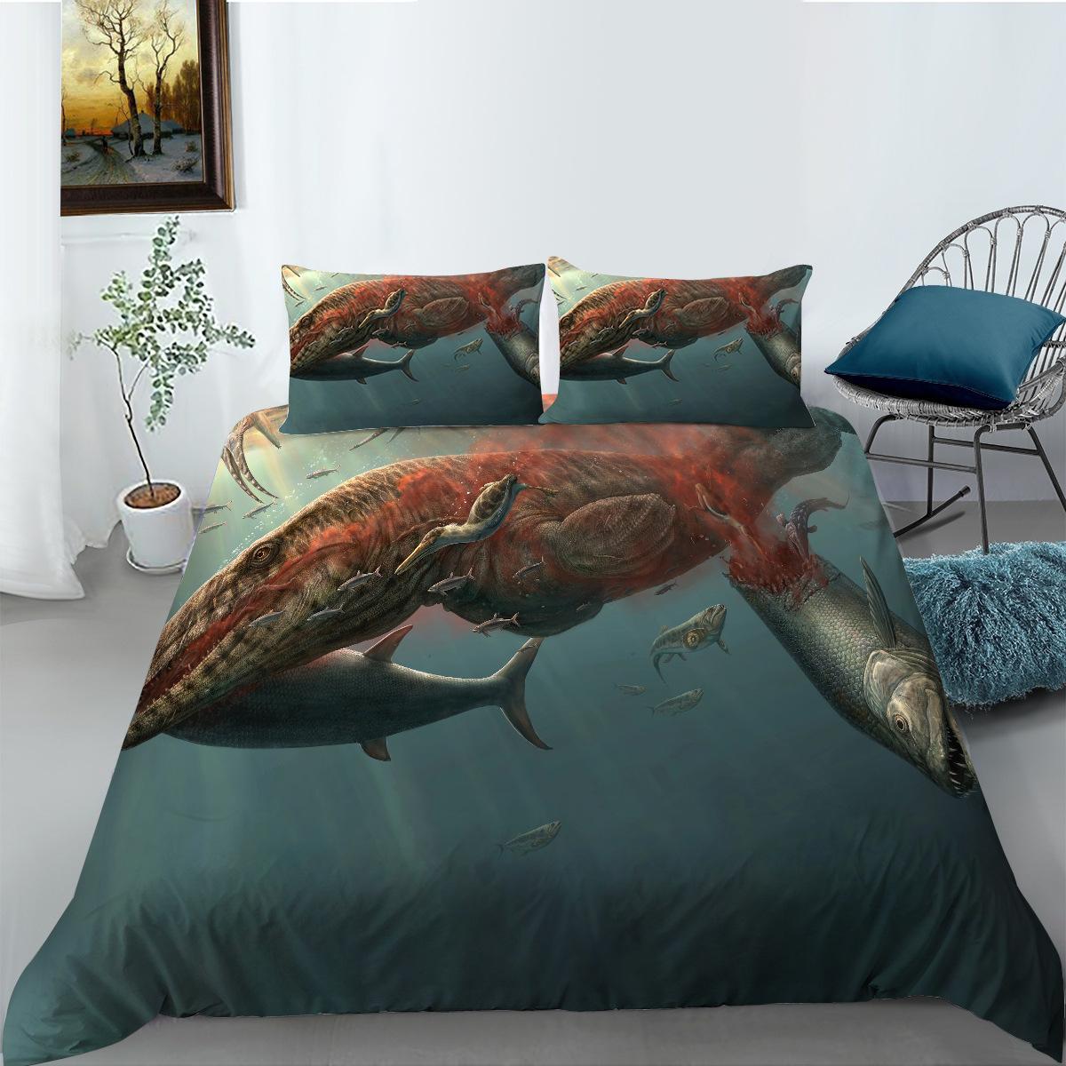 Fashion Dinosaur Series Polyester Bedding Two Or Three Piece Digital Printing EU single 135*200
Fashion Dinosaur Series Polyester Bedding Two Or Three Piece Digital Printing EU single 135*200