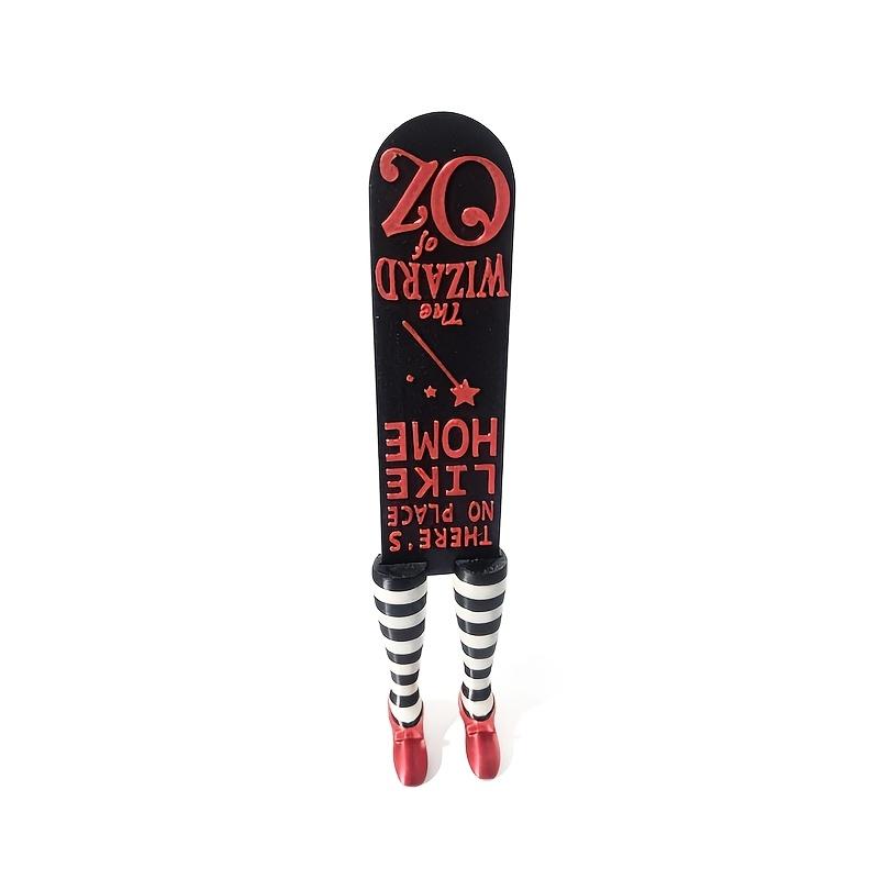 Witch Legs Bookmark with Red High Heels and English Text, Funny Cute Design for Book Lovers, Halloween Celebrations червоний
Witch Legs Bookmark with Red High Heels and English Text, Funny Cute Design for Book Lovers, Halloween Celebrations червоний