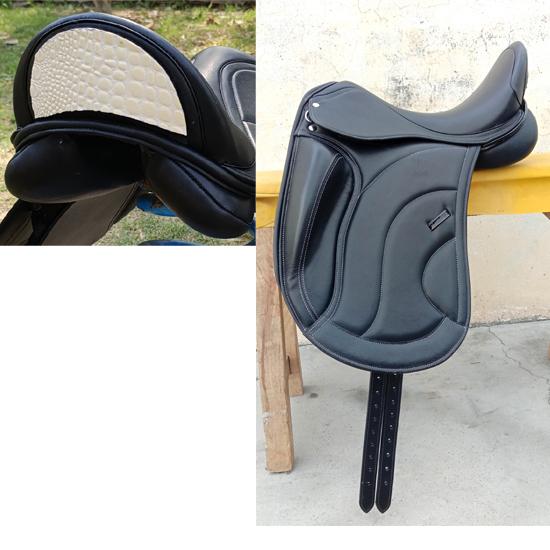 Leather Dressage Monoflap Saddle with Changeable Gullets – Elegant Cantle Design 16 Inch чёрный
Leather Dressage Monoflap Saddle with Changeable Gullets – Elegant Cantle Design 16 Inch чёрный