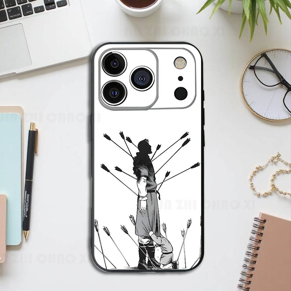 Comics Vinland S-Saga Black Phone Case For IPhone 17 16 15 14 13 12 13 12 11 Pro Max Plus XS XR Silicone Soft Back Cover iPhone17pro
Comics Vinland S-Saga Black Phone Case For IPhone 17 16 15 14 13 12 13 12 11 Pro Max Plus XS XR Silicone Soft Back Cover iPhone17pro