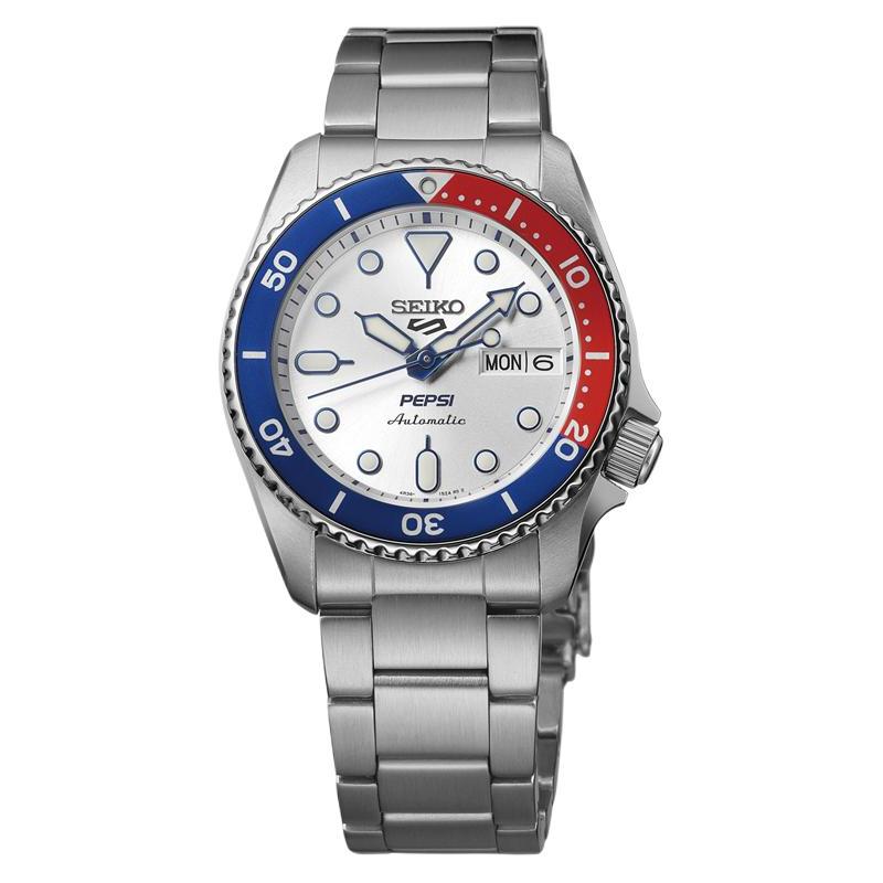 SEIKO SKX series 100 meters waterproof automatic/manual mechanical movement Steel Strap 38mm men s watch silver dial SRPL99
SEIKO SKX series 100 meters waterproof automatic/manual mechanical movement Steel Strap 38mm men s watch silver dial SRPL99