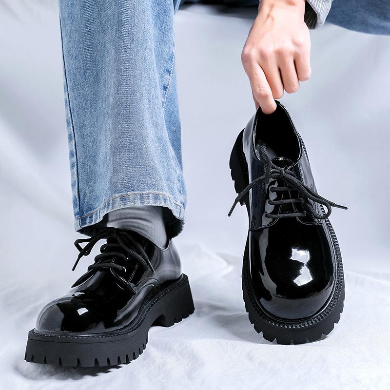 Кожаные туфли мужские модные туфли 2024 года осень новые туфли дерби на толстой подошве с большой головкой черные увеличивающие рост универсальные повседневные 9267-R 38
Кожаные туфли мужские модные туфли 2024 года осень новые туфли дерби на толстой подошве с большой головкой черные увеличивающие рост универсальные повседневные 9267-R 38