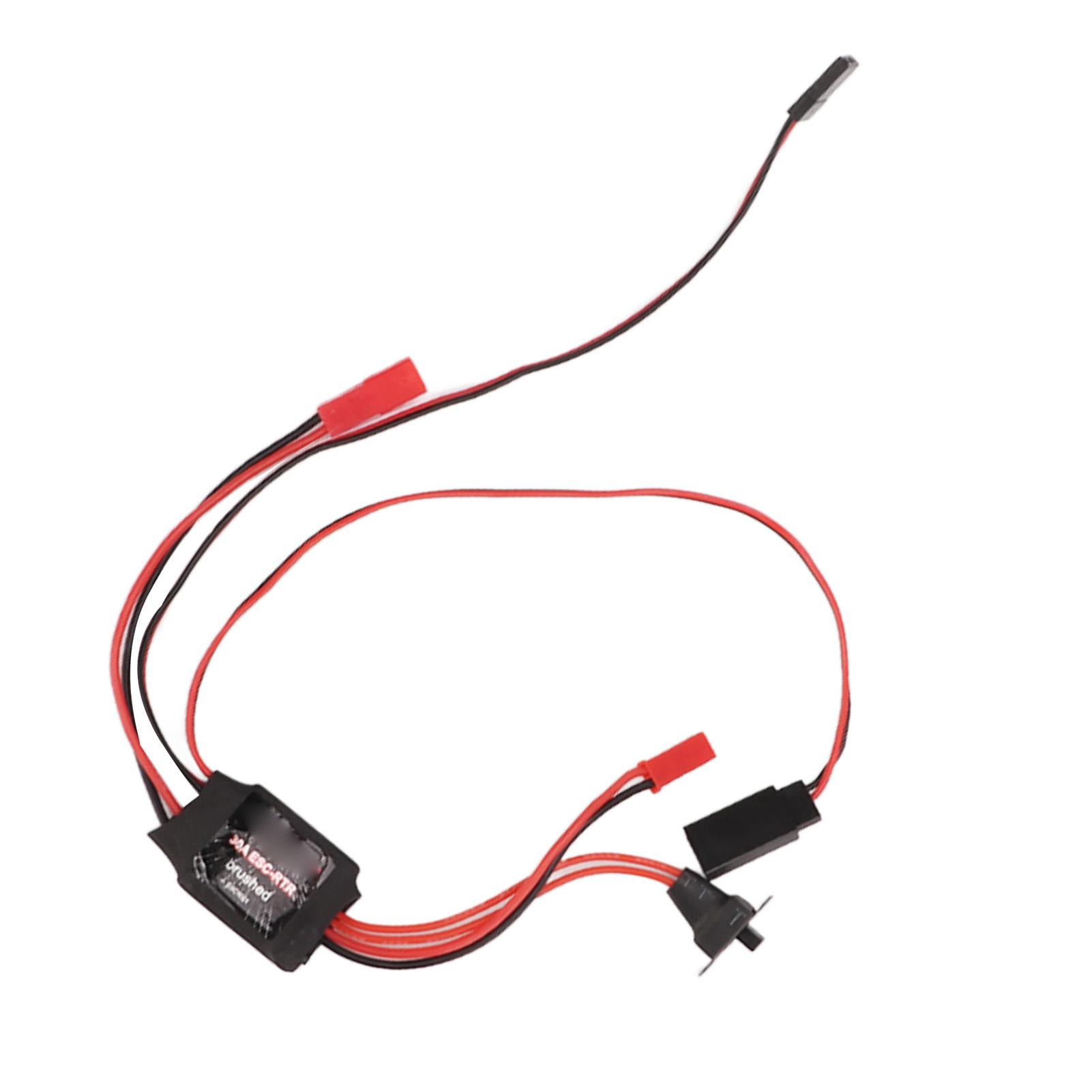 30A RC Car ESC Two Way Light Weight Small Overheating Protection Brushed ESC with JST Plug for RC
30A RC Car ESC Two Way Light Weight Small Overheating Protection Brushed ESC with JST Plug for RC