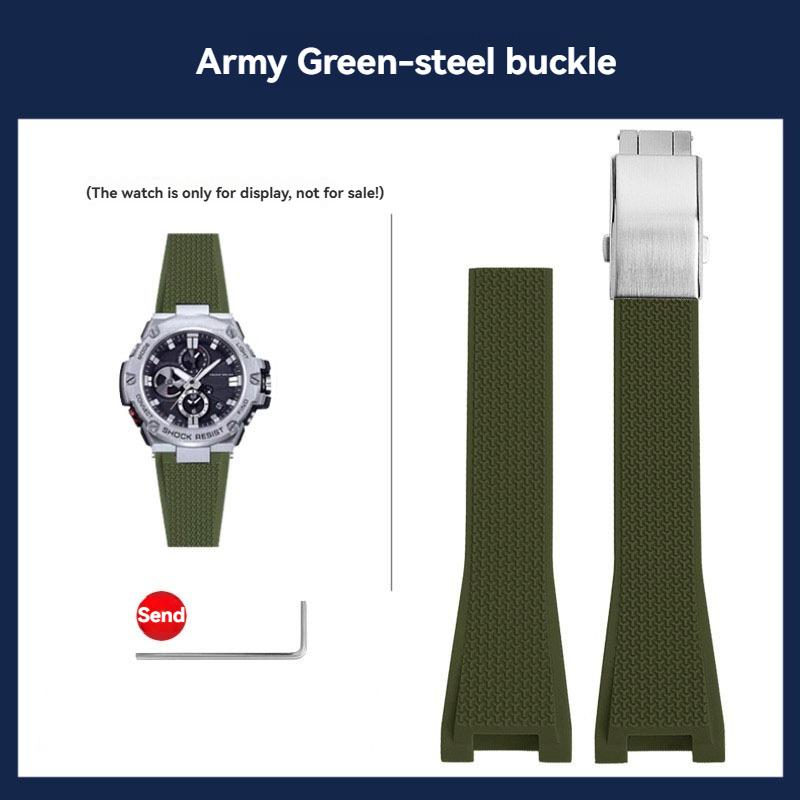 GST-B100 Silicon strap For Casio G-SHOCK GST-210/W120L/S130/310 GST-W300/410G modified waterproof Watch band Bracelet wristband Special size
GST-B100 Silicon strap For Casio G-SHOCK GST-210/W120L/S130/310 GST-W300/410G modified waterproof Watch band Bracelet wristband Special size