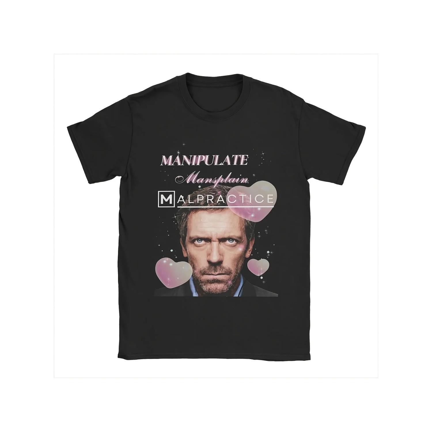 Men s Gregory House Pattern T-shirt _ Manipulative Male Interpretation Error Violation Slogans and TV Program Design XXXXXL чорний
Men s Gregory House Pattern T-shirt _ Manipulative Male Interpretation Error Violation Slogans and TV Program Design XXXXXL чорний