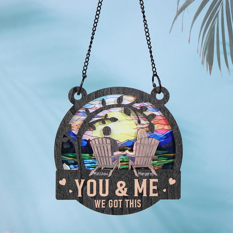Персонализированное подвесное украшение на окно You & Me We Got This, украшение в виде ловца солнца в подарок девушке, парню, ку Onesize
Персонализированное подвесное украшение на окно You & Me We Got This, украшение в виде ловца солнца в подарок девушке, парню, ку Onesize