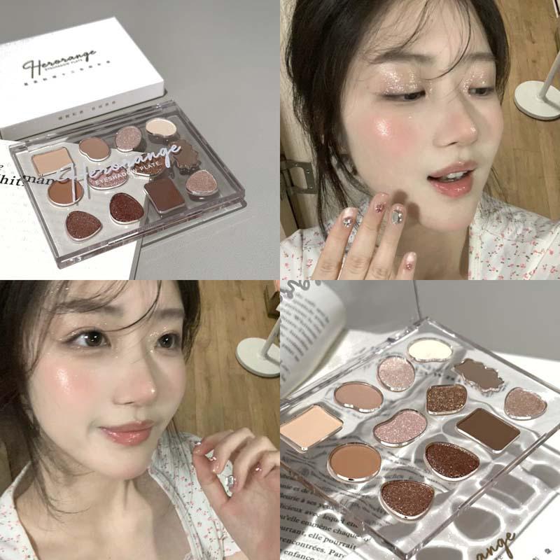 HERORANGE 12-Color Eyeshadow Palette: Fine, Non-Fallout Powder with Pearlescent Shimmer and Natural Color Payoff
HERORANGE 12-Color Eyeshadow Palette: Fine, Non-Fallout Powder with Pearlescent Shimmer and Natural Color Payoff