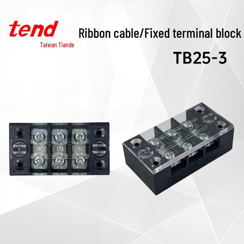 Taiwan TANDAR TB25-3 Terminal Block 25A 250VAC 600V Max
Taiwan TANDAR TB25-3 Terminal Block 25A 250VAC 600V Max
