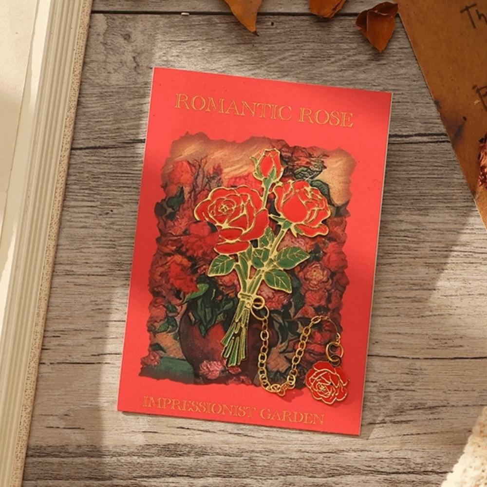 Cute Floral Metal Bookmarks Students Reading Tool Long Tassel Bookmarks for Book Clubs&Book Lovers Roses
Cute Floral Metal Bookmarks Students Reading Tool Long Tassel Bookmarks for Book Clubs&Book Lovers Roses