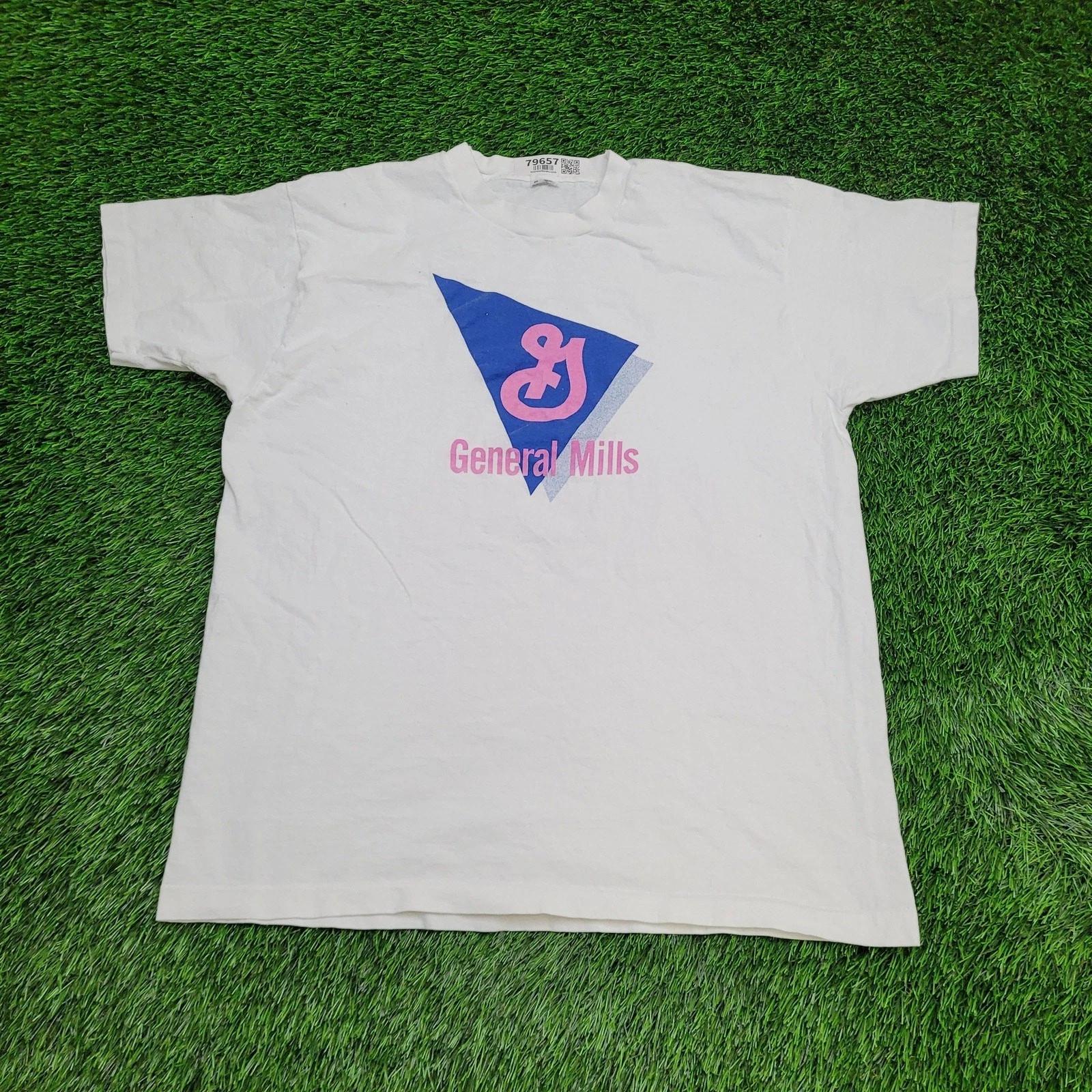 Vintage 90s General-Mills Shirt L/XL 23x28 White S
Vintage 90s General-Mills Shirt L/XL 23x28 White S