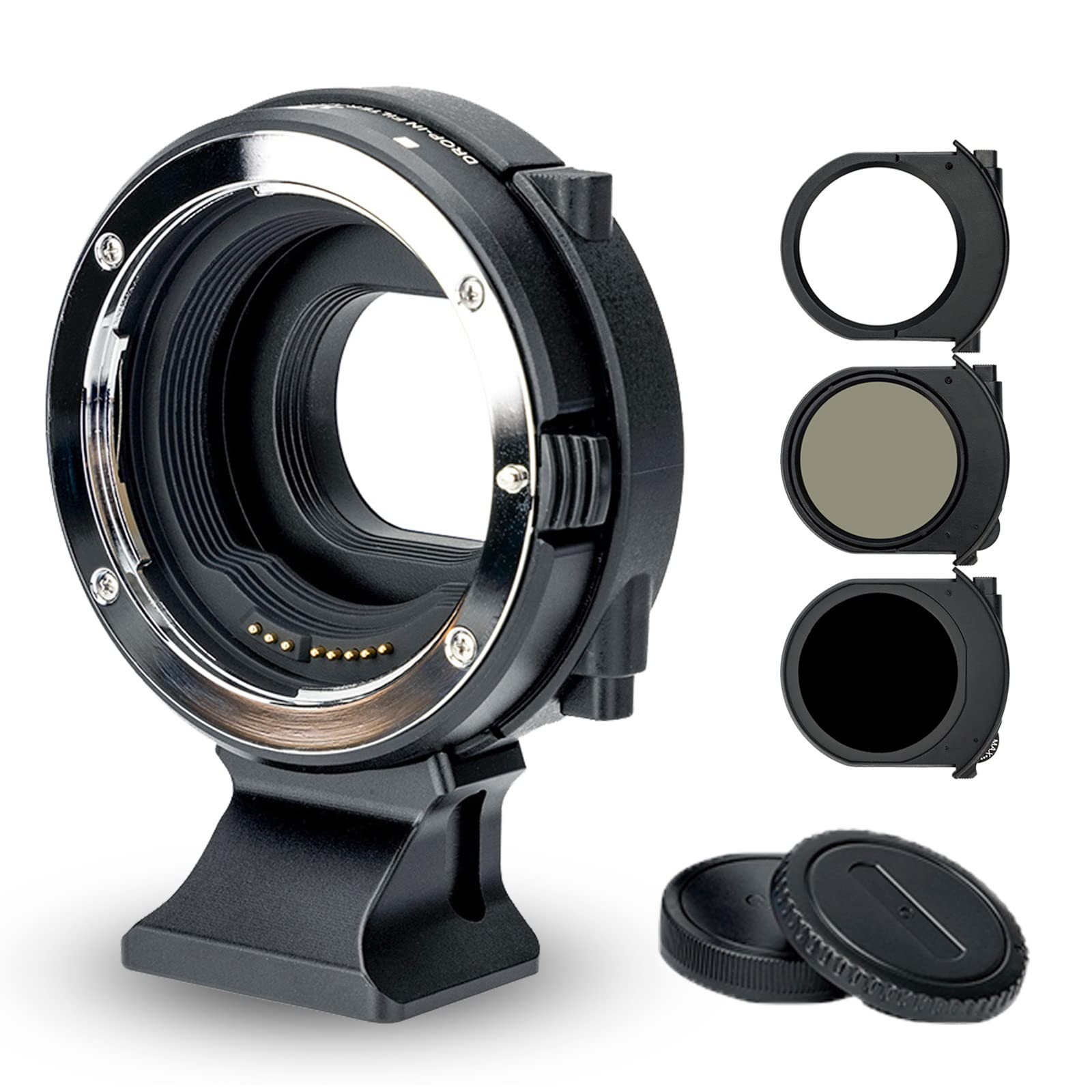 JJC Filter Mount Adapter with UV Filter CPL Filter Variable ND Filter Canon Lens to RF Mount Converter for Canon EOS R1 R5 Mark II R8 R50 R6II R7 R10
JJC Filter Mount Adapter with UV Filter CPL Filter Variable ND Filter Canon Lens to RF Mount Converter for Canon EOS R1 R5 Mark II R8 R50 R6II R7 R10