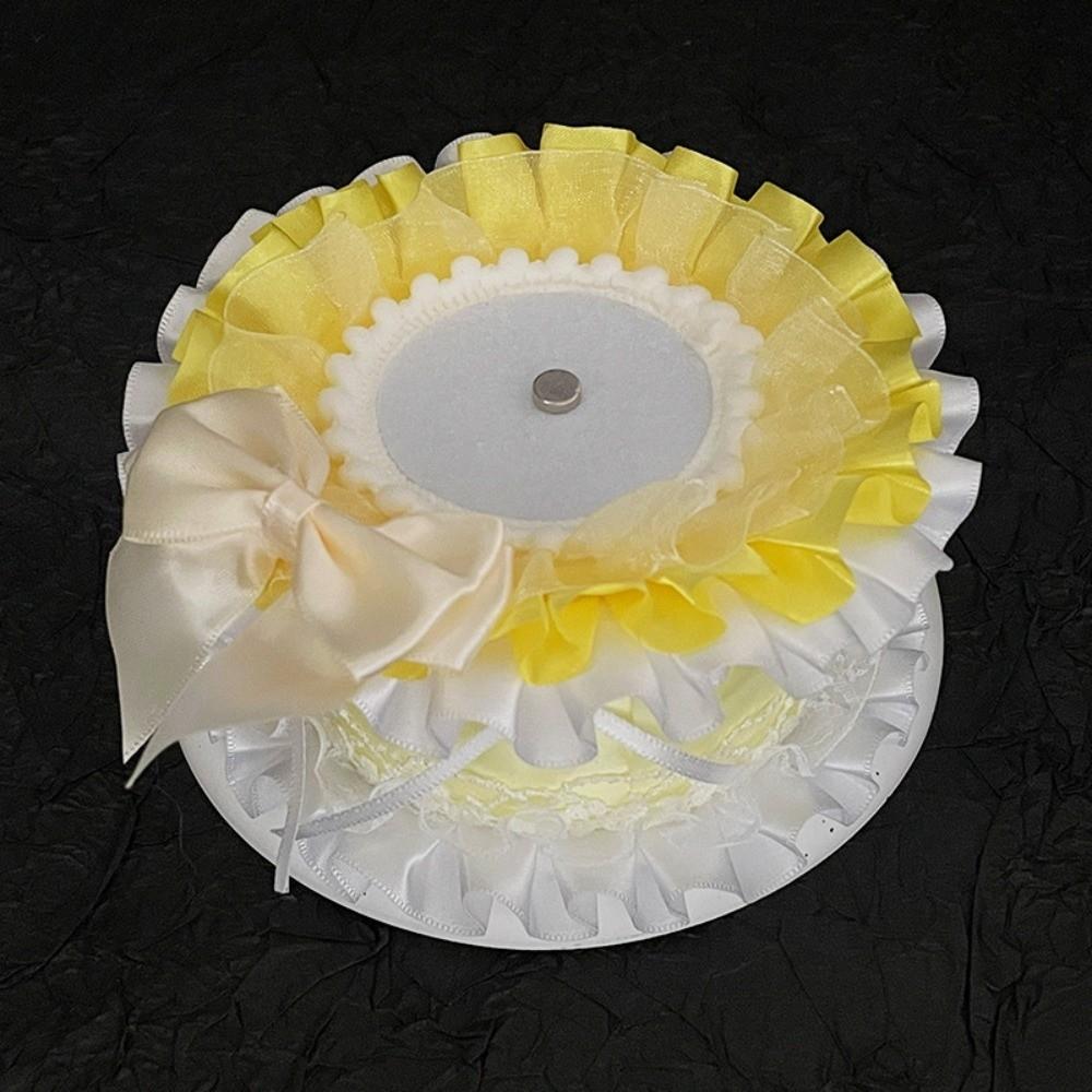 Pearl Magnetic Anime Cake Badge Holder Bow Ornate Ribbon Badge Flower Badge Display Style 3 Yellow
Pearl Magnetic Anime Cake Badge Holder Bow Ornate Ribbon Badge Flower Badge Display Style 3 Yellow