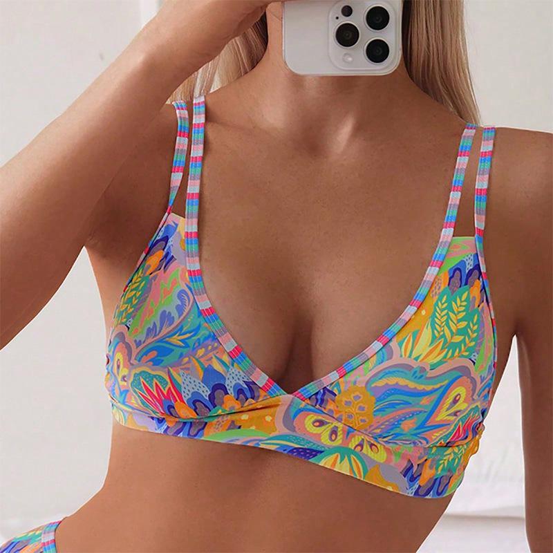 2025 European & American Double Strap Print Bikini - Women s Sexy Swimwear for Beach & Hot Spring Small
2025 European & American Double Strap Print Bikini - Women s Sexy Swimwear for Beach & Hot Spring Small