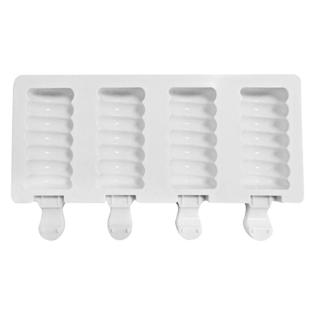 Ice Cream Mold Silicone 4 Slots Ice Cube Tray Heat-resistant Non-stick DIY Making Mould Bakeware
Ice Cream Mold Silicone 4 Slots Ice Cube Tray Heat-resistant Non-stick DIY Making Mould Bakeware