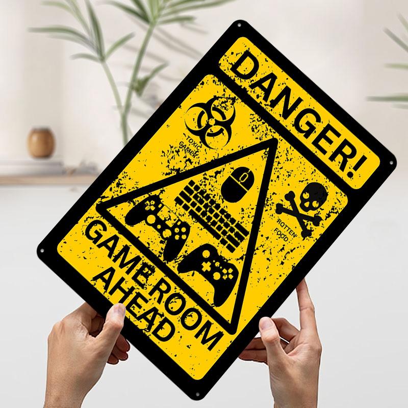 Gamer Room Danger Sign Tinplate Poster Customized Wall Art Vintage Retro Metal Signs for Aesthetic Decoration At Home Man Cave 7.9x11.8In(20x30cm)
Gamer Room Danger Sign Tinplate Poster Customized Wall Art Vintage Retro Metal Signs for Aesthetic Decoration At Home Man Cave 7.9x11.8In(20x30cm)