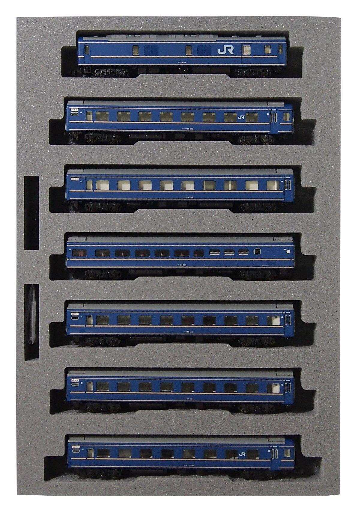KATO N Gauge 24 Series Sleeper Express Asakaze Gold Belt Basic Set Модель железнодорожной модели пассажирского вагона 7 вагонов 10-1177
KATO N Gauge 24 Series Sleeper Express Asakaze Gold Belt Basic Set Модель железнодорожной модели пассажирского вагона 7 вагонов 10-1177