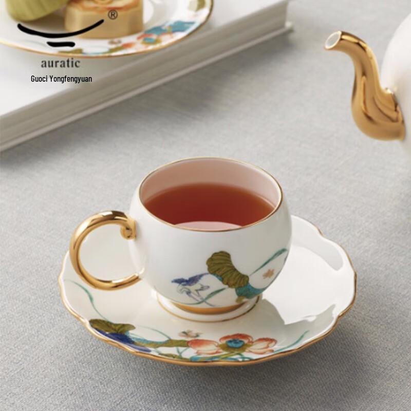 Auratic Happiness Harmony Ceramic Tea & Coffee Cup Set, 180ml
Auratic Happiness Harmony Ceramic Tea & Coffee Cup Set, 180ml