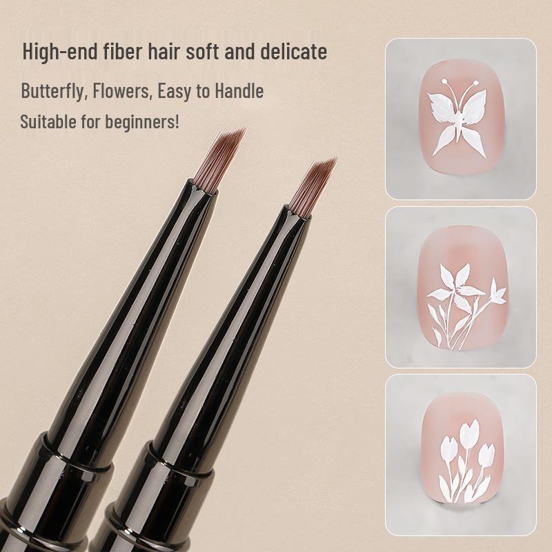Nail Art Triangle Brush: Versatile Tool for Painting Pen, 3D Embossing, Petals, Butterflies, and Leaves with Gel.
Nail Art Triangle Brush: Versatile Tool for Painting Pen, 3D Embossing, Petals, Butterflies, and Leaves with Gel.