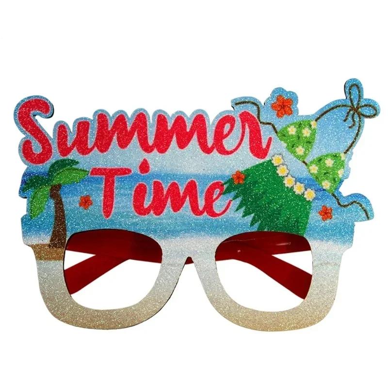Summer Hawaiian Glasses Tropical Theme Night Beach Party Decoration Funny Flamingo Coconut Tree Glasses Frame DIY Decorations
Summer Hawaiian Glasses Tropical Theme Night Beach Party Decoration Funny Flamingo Coconut Tree Glasses Frame DIY Decorations