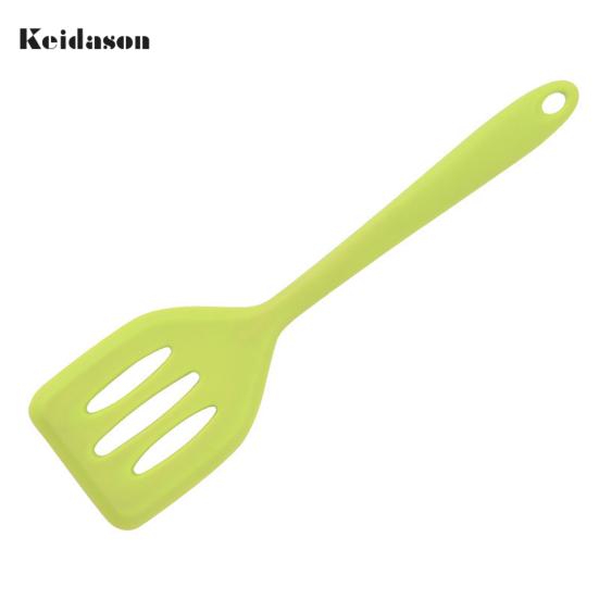 Силиконовая антипригарная лопатка Puntos, устойчивая к высоким температурам, шлицевая лопатка для приготовления пищи