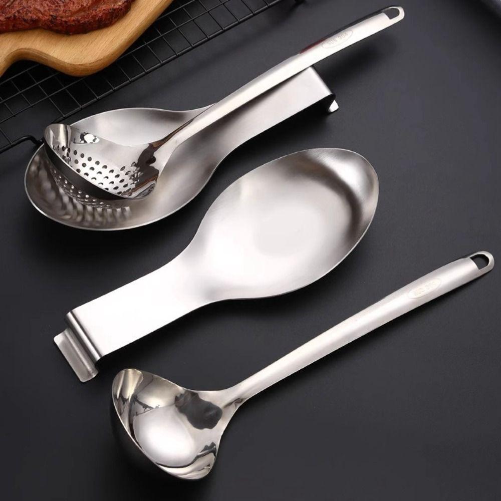 Thickened Spoon-shaped Tray Stainless Steel Spoon Shelf Utensil Rest Food Clip Tray Restaurant
Thickened Spoon-shaped Tray Stainless Steel Spoon Shelf Utensil Rest Food Clip Tray Restaurant