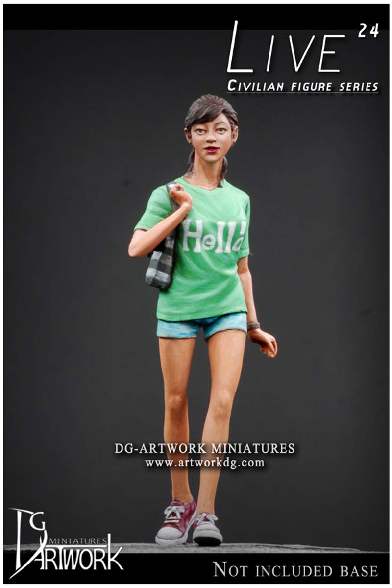 DG Artwork Civilian Figure Series LIVE Unpainted Resin Assembly Kit DG75F014 1/24 24-0100
DG Artwork Civilian Figure Series LIVE Unpainted Resin Assembly Kit DG75F014 1/24 24-0100
