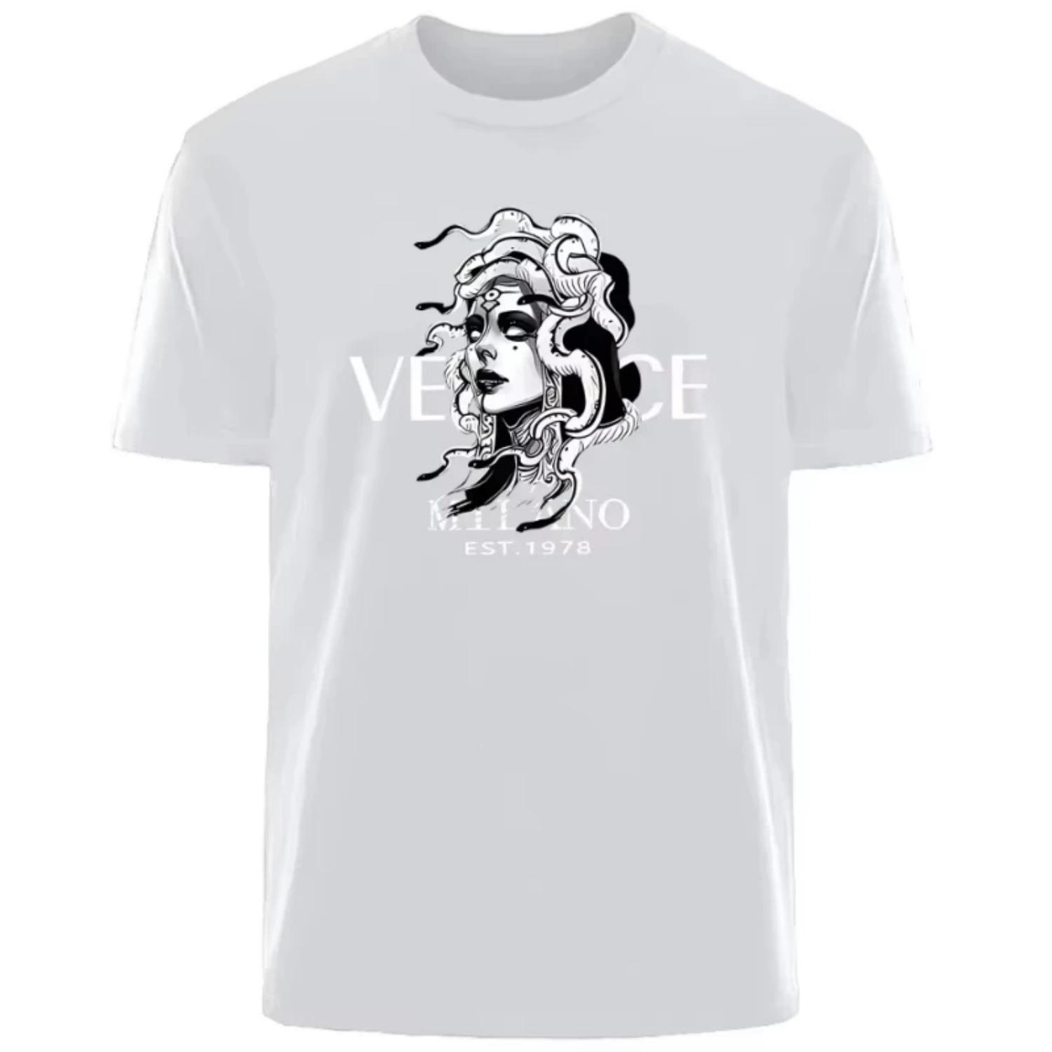 Summer Medusa Pattern Printed New Fashion Luxury Brand Daily Commuter Sportswear, Unisex T-shirts Streetwear S чёрный
Summer Medusa Pattern Printed New Fashion Luxury Brand Daily Commuter Sportswear, Unisex T-shirts Streetwear S чёрный