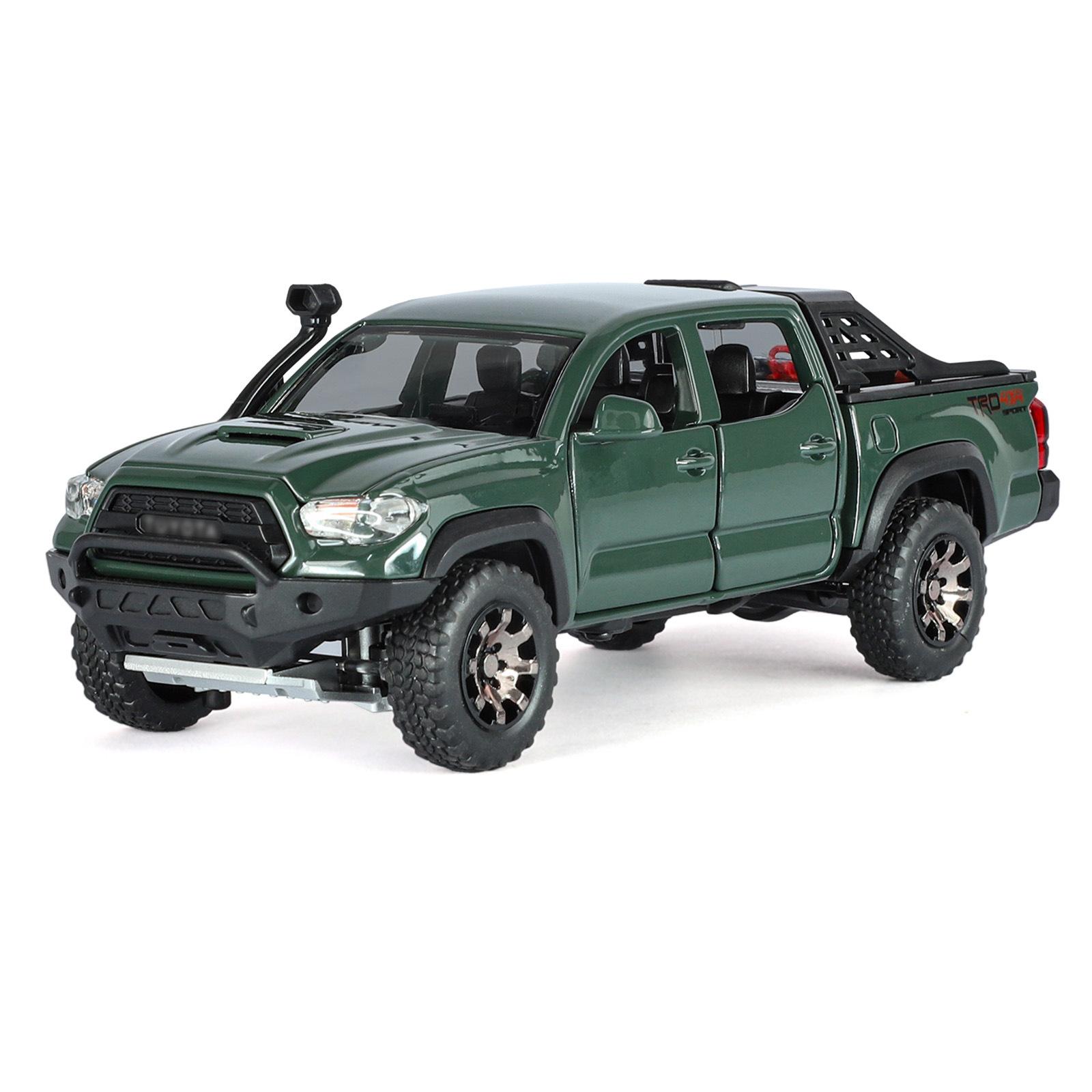 1/32 Toyota Tacoma Alloy Pickup Car Model Diecasts Metal Off-Road Vehicles Car Model High Simulation Sound and Light Childrens Toy Gift зелёный
1/32 Toyota Tacoma Alloy Pickup Car Model Diecasts Metal Off-Road Vehicles Car Model High Simulation Sound and Light Childrens Toy Gift зелёный