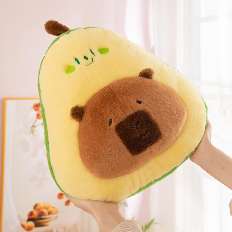 Large Cute Capybara Avocado Plush Pillow - Stuffed Doll & Sofa Backrest 45cm (0.4kg) зелёный
Large Cute Capybara Avocado Plush Pillow - Stuffed Doll & Sofa Backrest 45cm (0.4kg) зелёный