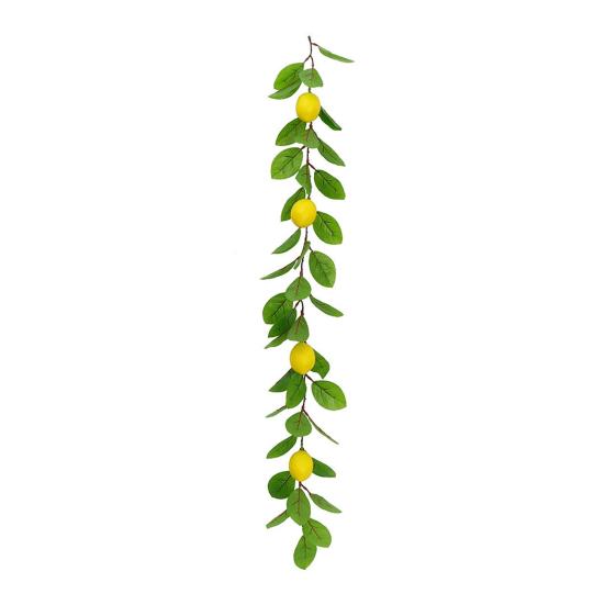 68.9 Inch Artificial Lemon Garland Spring Summer Greenery Vine Garland with Lemons And Green Leaves Fake Fruit Vine for Wall Mantle Table Party Decor
68.9 Inch Artificial Lemon Garland Spring Summer Greenery Vine Garland with Lemons And Green Leaves Fake Fruit Vine for Wall Mantle Table Party Decor