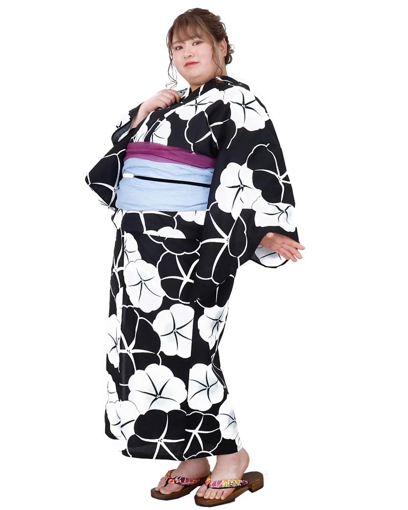 Кимоно Хироба Ю Комплект Юката Большого Размера Включает и Одевание Комплект Юката Большого Размера для Большого Размера Цветочный Классический Женский (2л, 3л, 4л, 5л) - Юката, Оби,
Кимоно Хироба Ю Комплект Юката Большого Размера Включает и Одевание Комплект Юката Большого Размера для Большого Размера Цветочный Классический Женский (2л, 3л, 4л, 5л) - Юката, Оби,