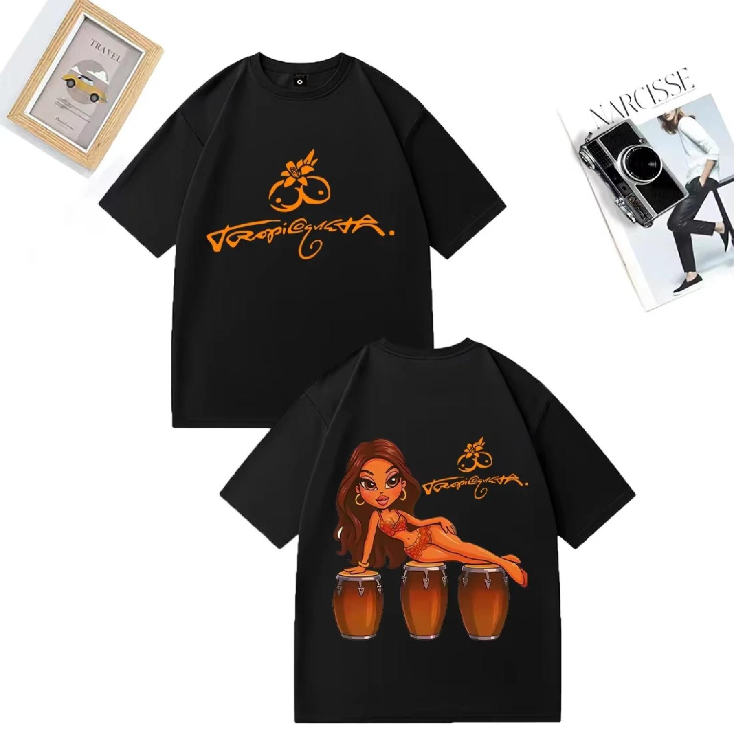 Karol G Tropicoqueta 2025 Album Merch Graphics T-shirt Men Women Fashion Vintage T-shirts Casual Cotton Loose Short Sleeve Tees S чёрный
Karol G Tropicoqueta 2025 Album Merch Graphics T-shirt Men Women Fashion Vintage T-shirts Casual Cotton Loose Short Sleeve Tees S чёрный