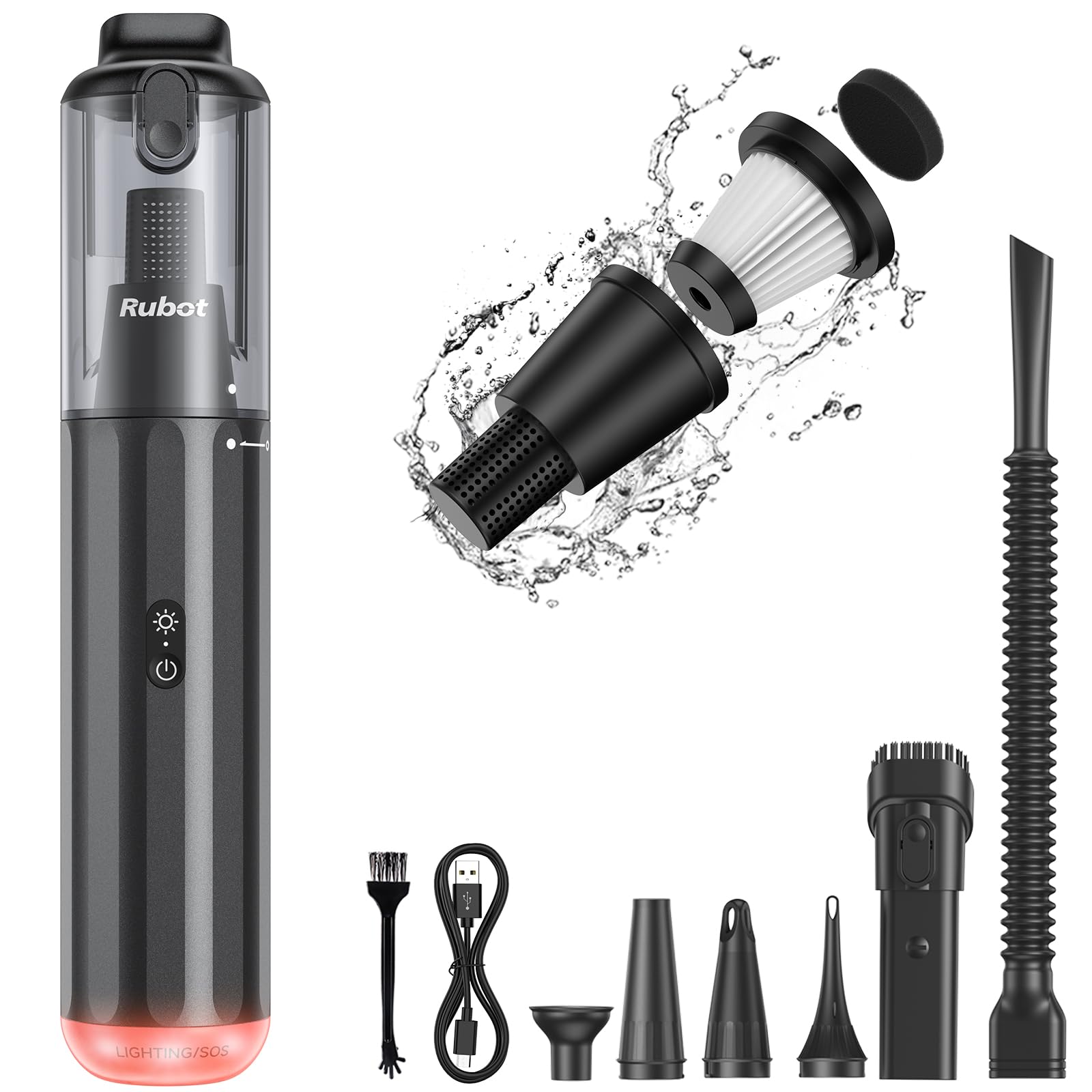 Rubot Handy Cleaner Car Vacuum Cleaner Strong Suction Tabletop Cleaner Cordless Mini Vacuum Cleaner USB Charging Japanese Instruction Manual Handy
Rubot Handy Cleaner Car Vacuum Cleaner Strong Suction Tabletop Cleaner Cordless Mini Vacuum Cleaner USB Charging Japanese Instruction Manual Handy