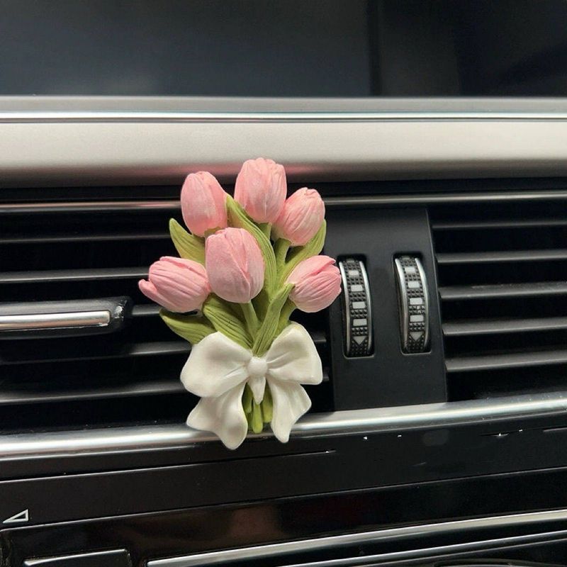Perfume Aromatherapy Car Fragrance Car Air Freshener Air Conditioning Vent Decoration Aroma Stone Goddess Fragrance High-End Feel New Pink Tulips (Free Essential Oil Other notes
Perfume Aromatherapy Car Fragrance Car Air Freshener Air Conditioning Vent Decoration Aroma Stone Goddess Fragrance High-End Feel New Pink Tulips (Free Essential Oil Other notes